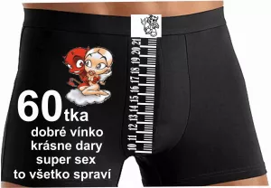 Boxerky k narodeninám 60