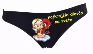 Dámske tangá - najkrajšie dievča na svete