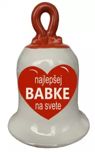 Zvonček so srdiečkom - najlepšej babke na svete