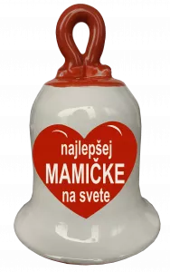 Zvonček so srdiečkom - najlepšej mamička na svete