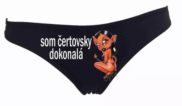 Dámske tangá - som čertovsky dokonalá