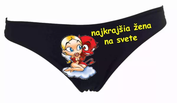 Dámske tangá - najkrajšia žena na svete