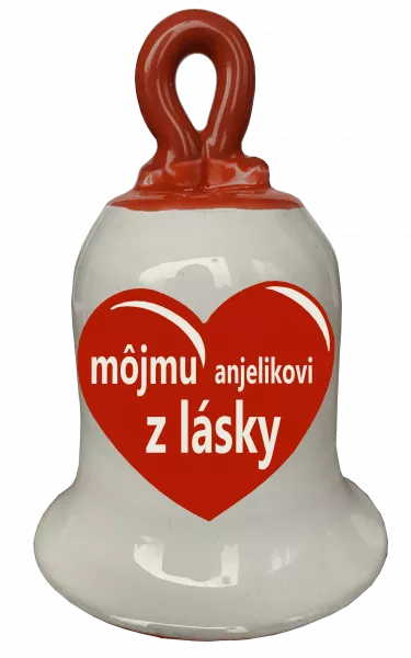 Zvonček so srdiečkom - môjmu anjelikovi