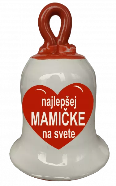 Zvonček so srdiečkom - najlepšej mamička na svete