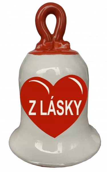 Zvonček so srdiečkom - z lásky